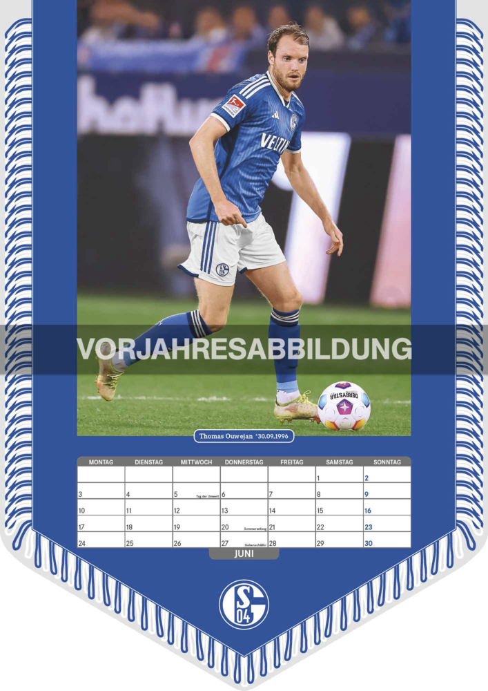 Bild: 4002725994462 | N NEUMANNVERLAGE - FC Schalke 04 2025 Bannerkalender, 29,7x42cm,...