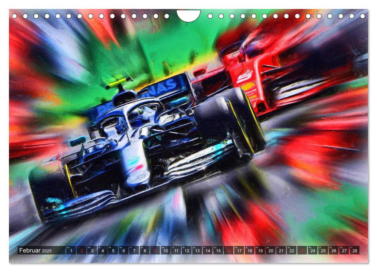 Bild: 9783435247912 | Faszinierende Formel 1 (Wandkalender 2025 DIN A4 quer), CALVENDO...