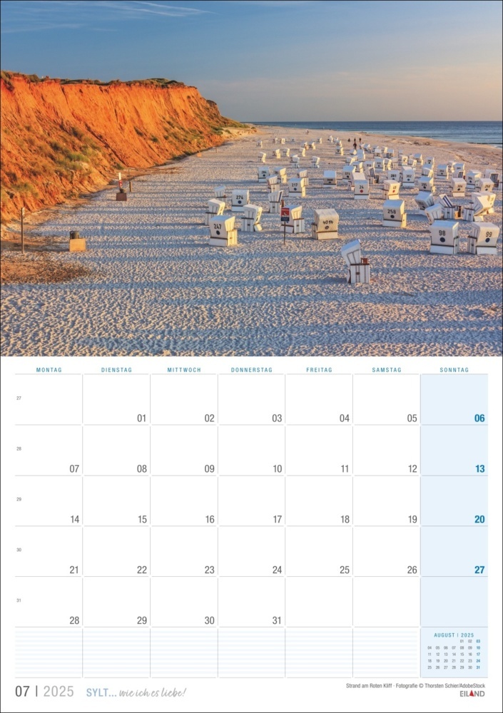 Bild: 9783964023438 | Sylt ... wie ich es liebe Kalender 2025 | Kalender | 13 S. | Deutsch