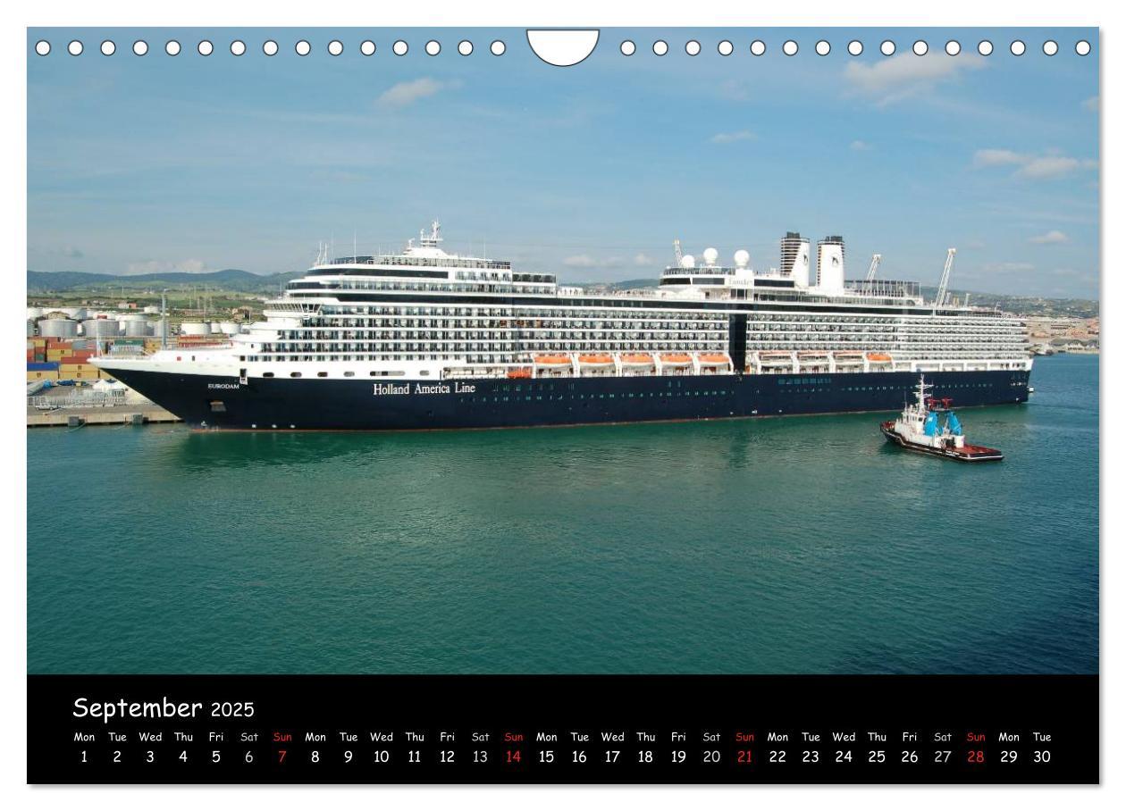 Bild: 9781325991181 | Cruise ships around the world (Wall Calendar 2025 DIN A4...