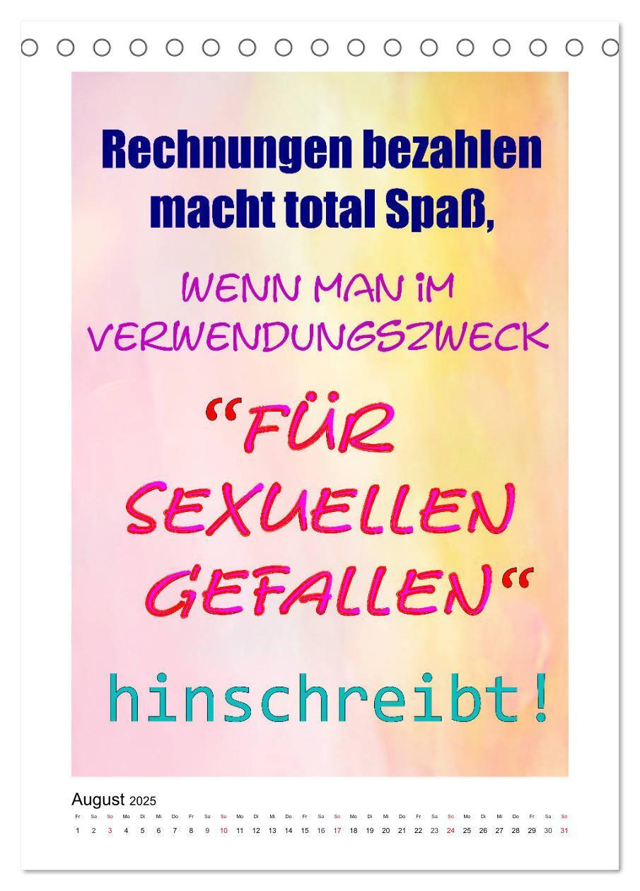 Bild: 9783435947317 | Humor und Ironie. Lustige Sprüche (Tischkalender 2025 DIN A5 hoch),...