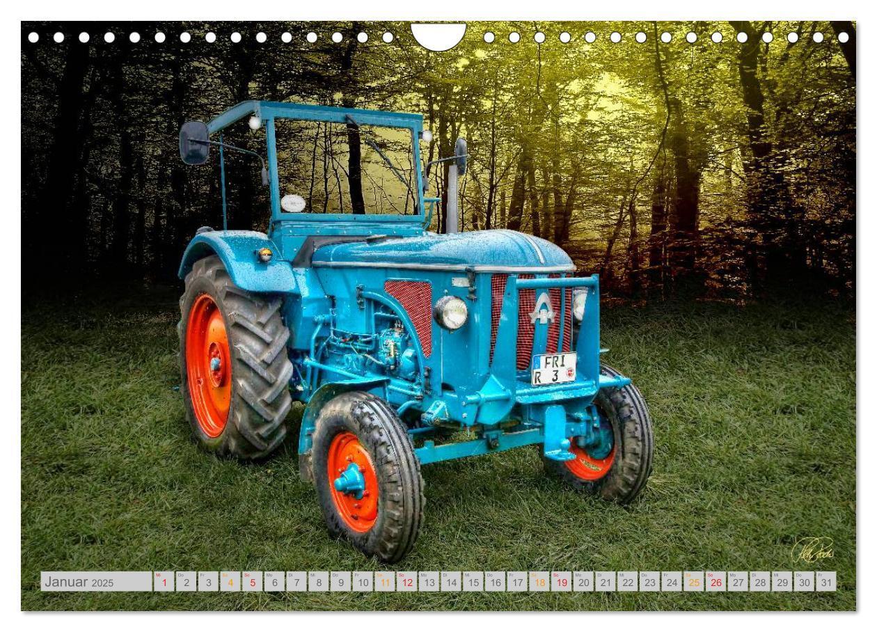 Bild: 9783435607655 | Oldtimer Schätze. Ein Traktoren-Kalender (Wandkalender 2025 DIN A4...