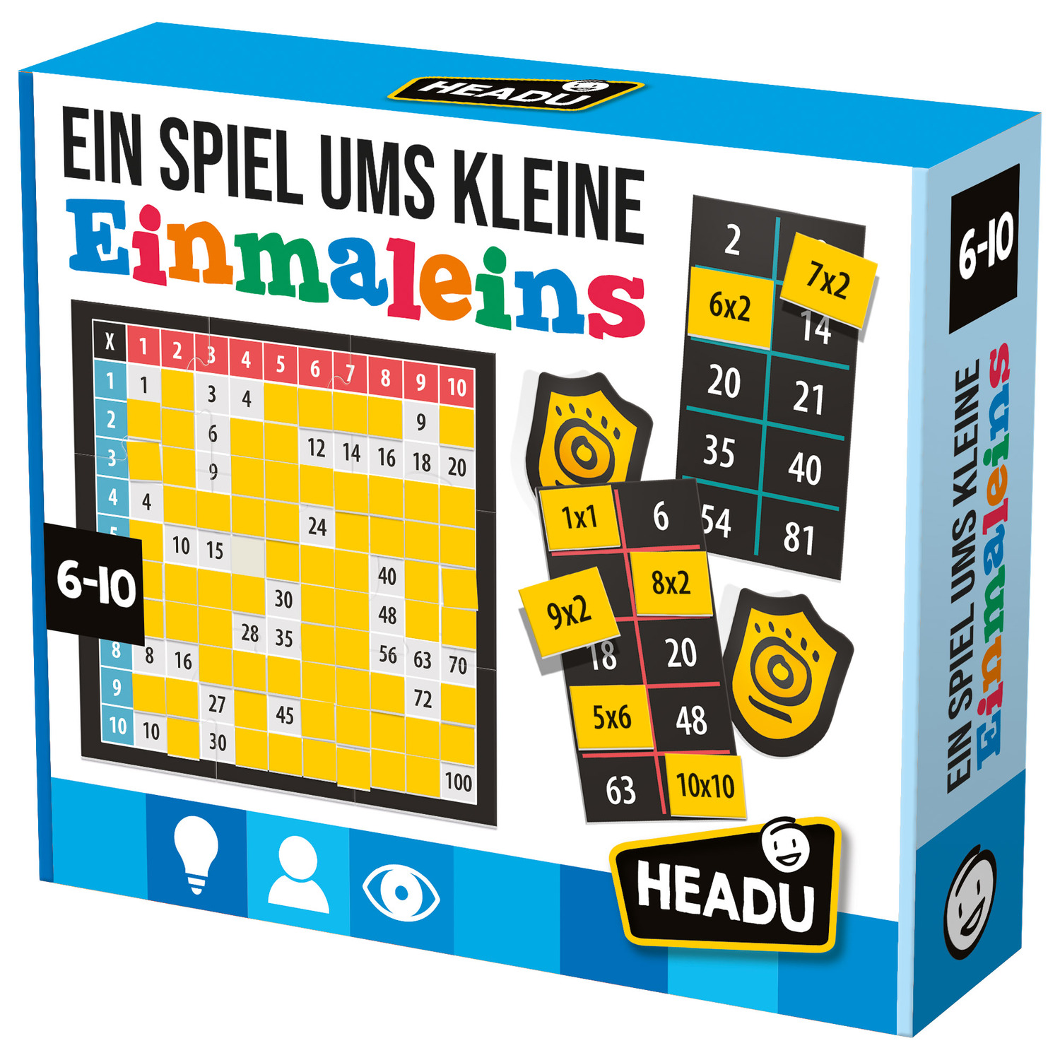 Cover: 8057592358998 | Ein Spiel ums kleine Einmaleins | 2024 | Headu | EAN 8057592358998