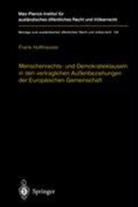 Cover: 9783540642695 | Menschenrechts- und Demokratieklauseln in den vertraglichen...