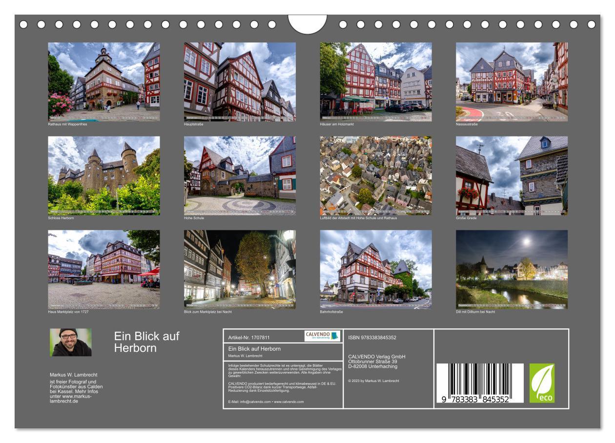 Bild: 9783383845352 | Ein Blick auf Herborn (Wandkalender 2025 DIN A4 quer), CALVENDO...