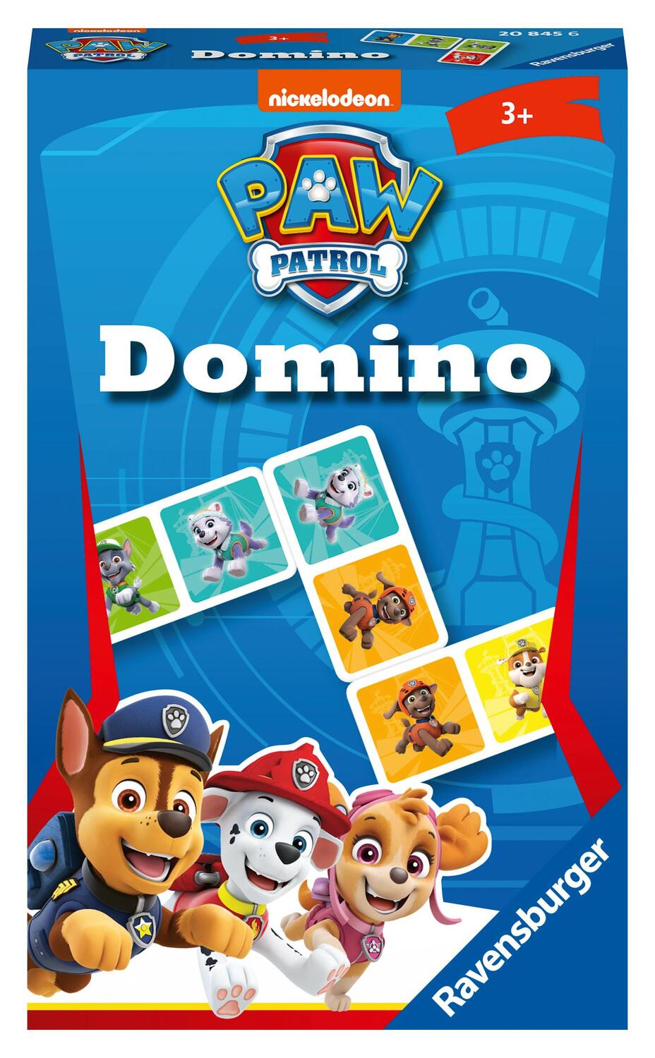 Cover: 4005556208456 | Ravensburger Mitbringspiel - 20845 - Paw Patrol Domino - Das...