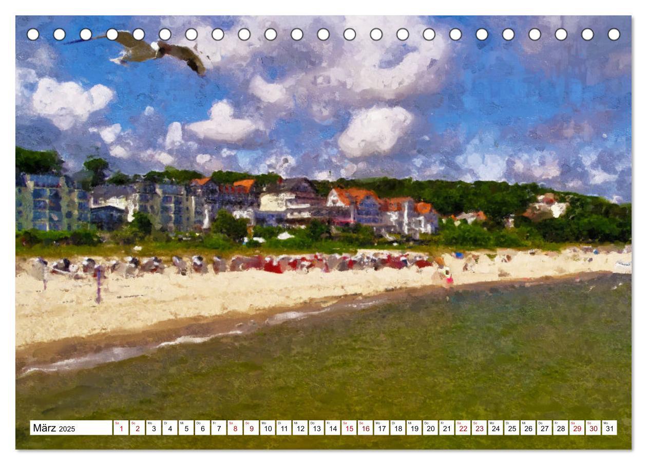 Bild: 9783435028306 | Malerische Insel Usedom - Acryl Impressionen (Tischkalender 2025...