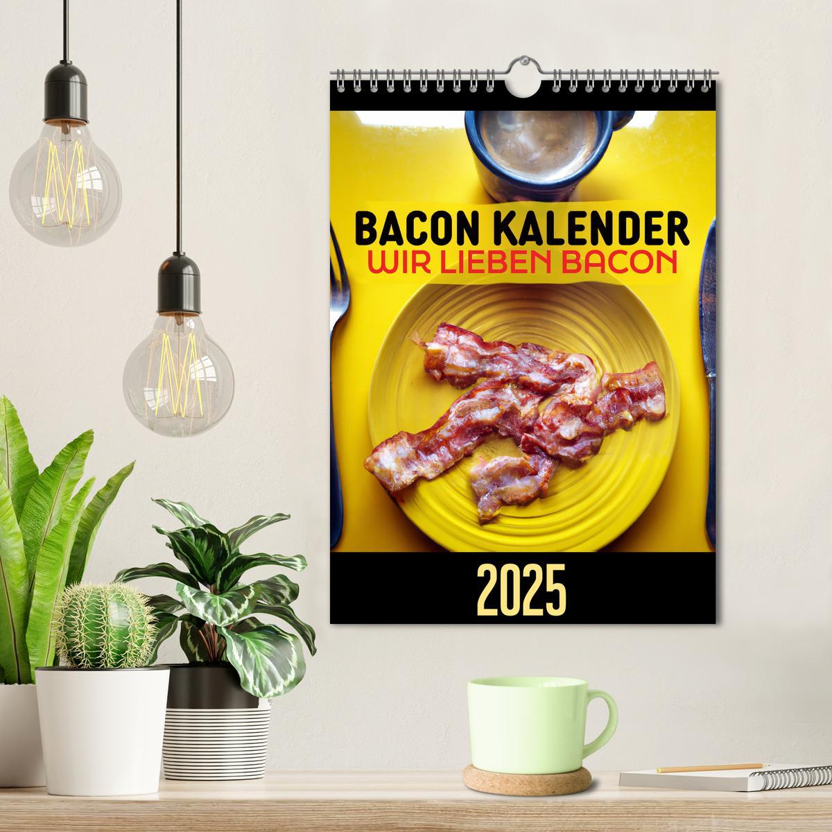 Bild: 9783435886111 | Bacon Kalender - Wir lieben Bacon (Wandkalender 2025 DIN A4 hoch),...