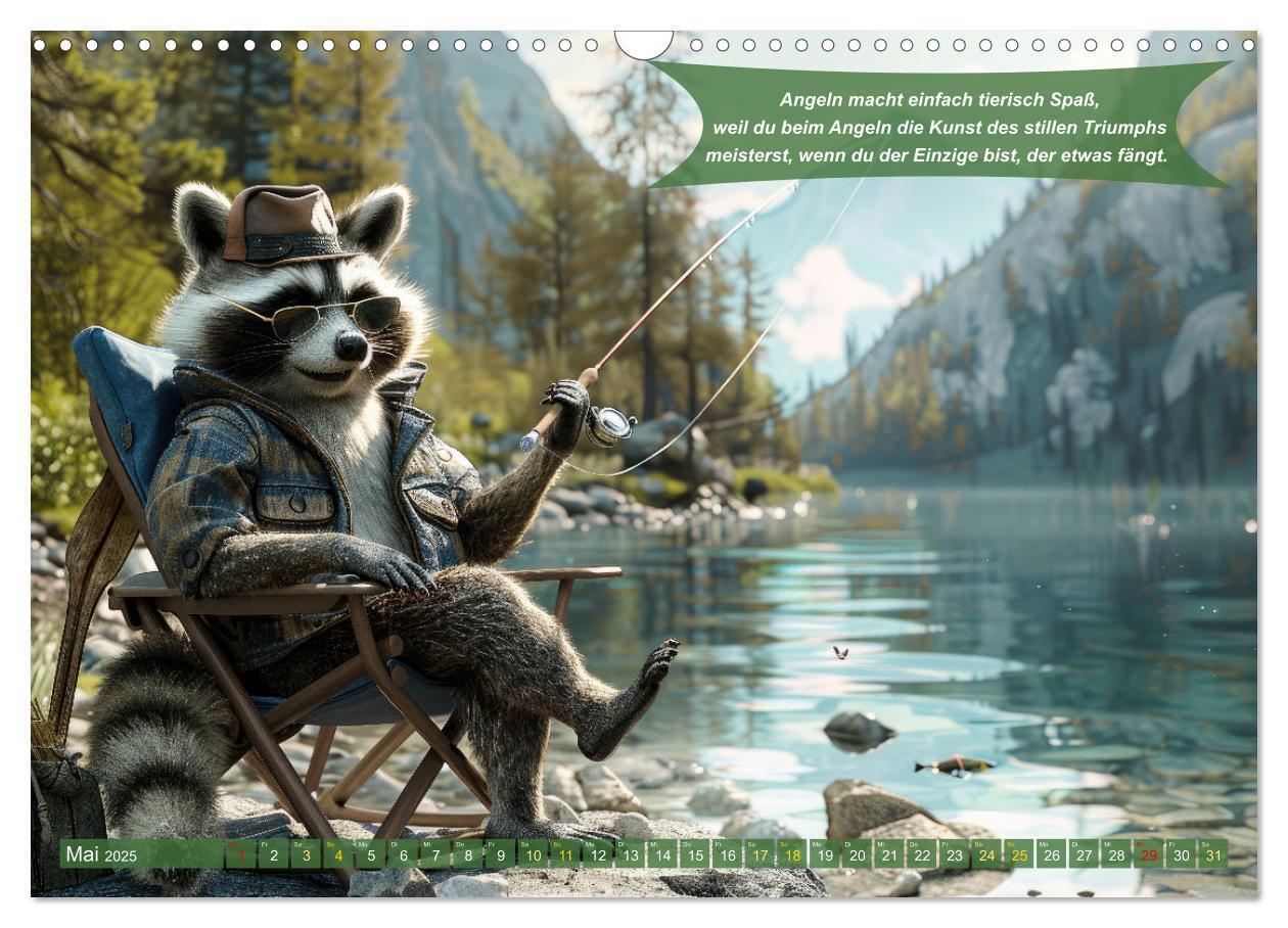 Bild: 9783457174937 | Der tierisch lustige Angler-Kalender (Wandkalender 2025 DIN A3...