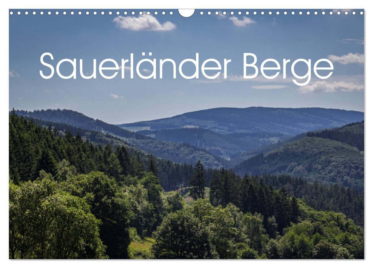 Cover: 9783435400003 | Sauerländer Berge (Wandkalender 2025 DIN A3 quer), CALVENDO...