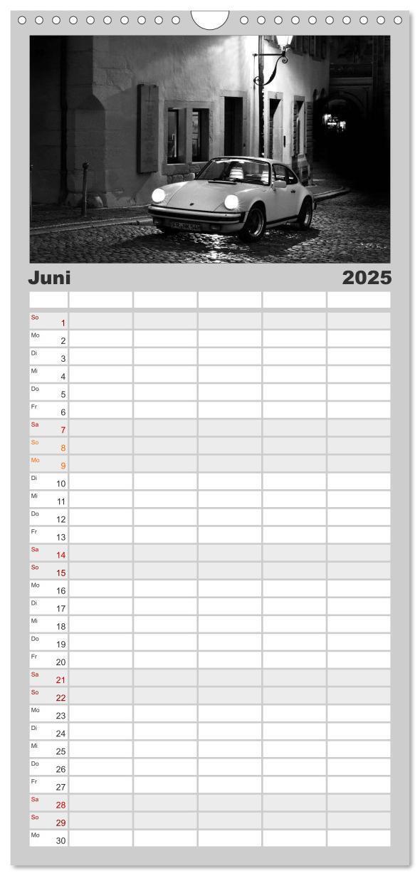 Bild: 9783457105290 | Familienplaner 2025 - Porsche 911 SC mit 5 Spalten (Wandkalender,...