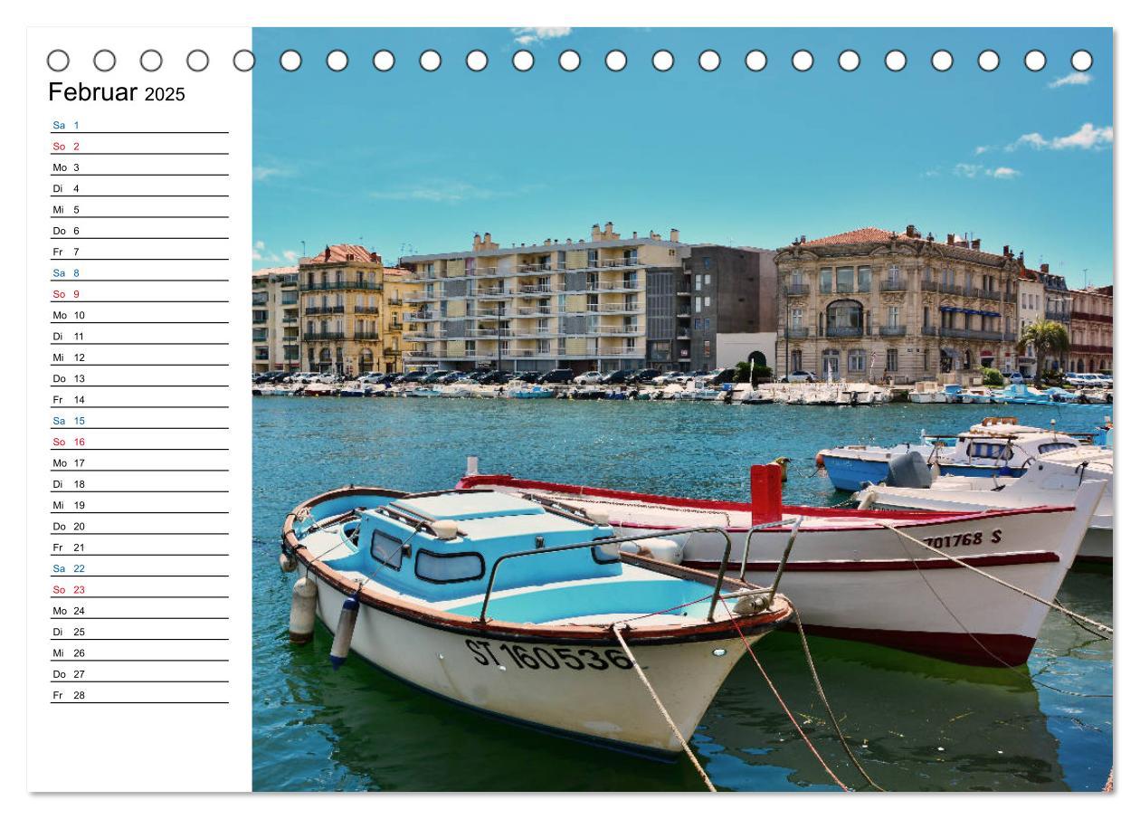 Bild: 9783435444458 | Sète - Das Venedig des Languedoc (Tischkalender 2025 DIN A5 quer),...