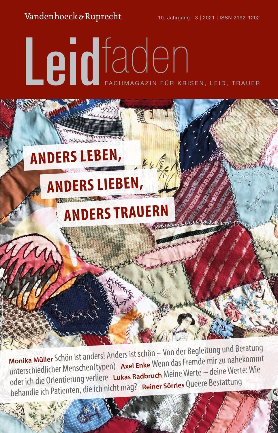 Cover: 9783525407691 | Anders leben, anders lieben, anders trauern | Leidfaden 2021, Heft 3