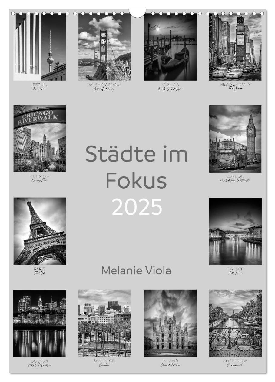 Cover: 9783383786747 | Städte im Fokus (Wandkalender 2025 DIN A3 hoch), CALVENDO...