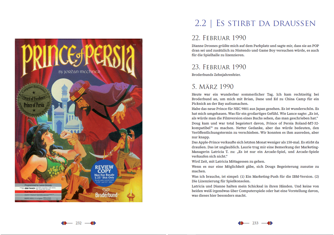 Bild: 9783000791918 | Die Erschaffung von "Prince of Persia" | Tagebücher 1985-1993 | Buch