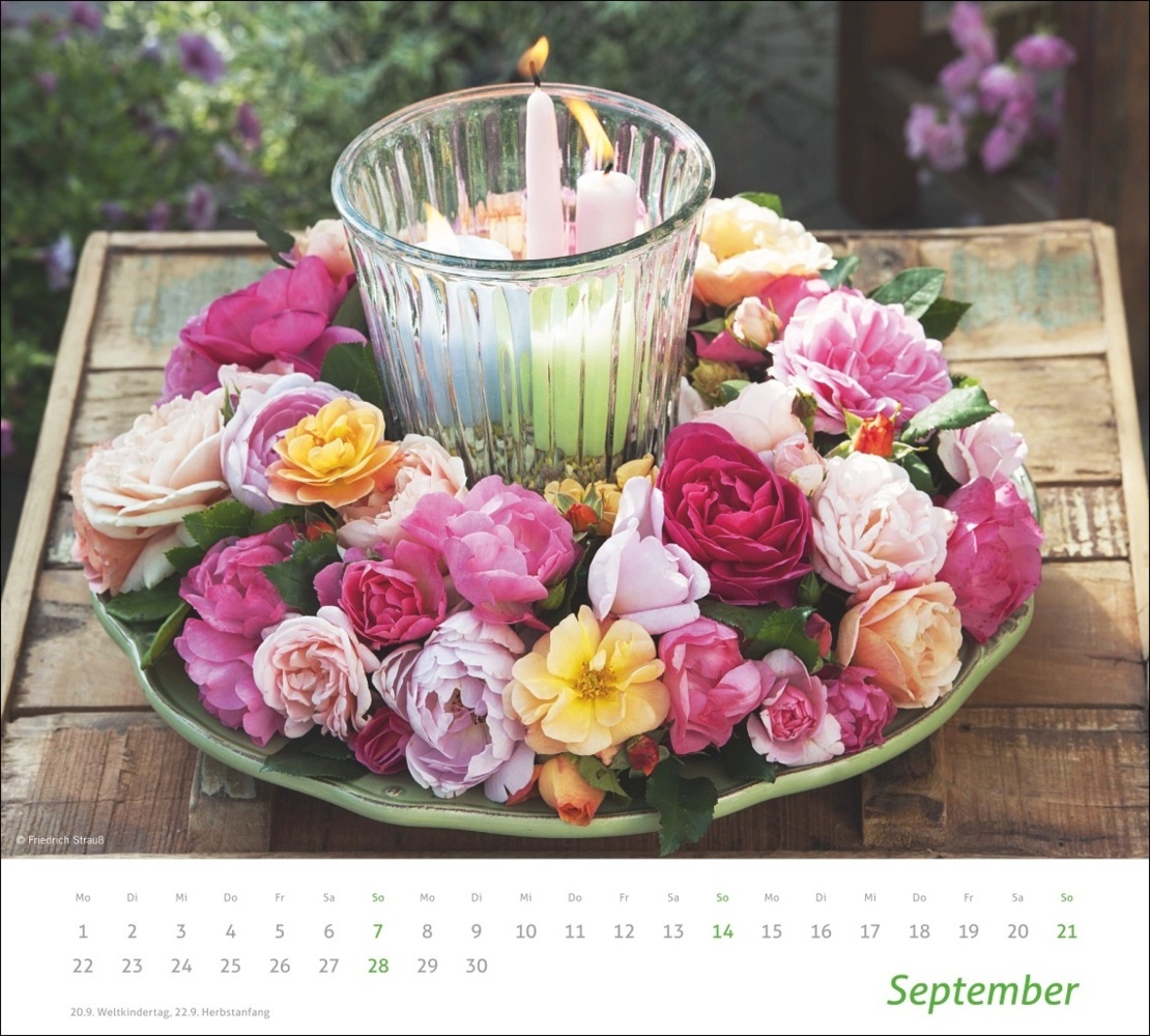 Bild: 9783756406876 | Blumen Bildkalender 2025 | Kalender | Spiralbindung | 14 S. | Deutsch