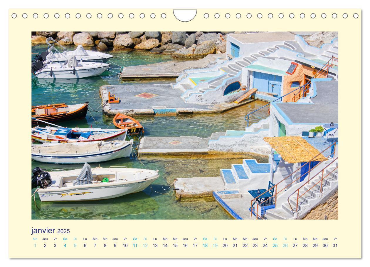 Bild: 9781325990887 | Les îles mythiques de Grèce - MILOS (Calendrier mural 2025 DIN A4...