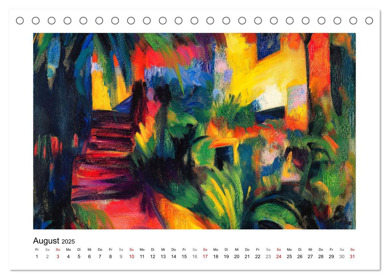 Bild: 9783457238257 | Expressionistisch durchs Jahr (Tischkalender 2025 DIN A5 quer),...