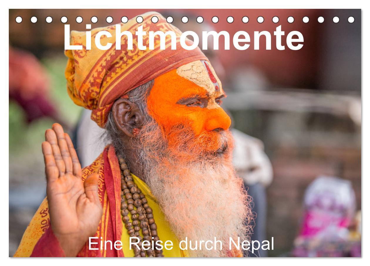 Cover: 9783435276042 | Lichtmomente - Eine Reise durch Nepal (Tischkalender 2025 DIN A5...