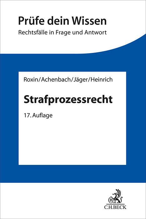 Cover: 9783406680571 | Strafprozessrecht | Christian Jäger (u. a.) | Taschenbuch | kartoniert