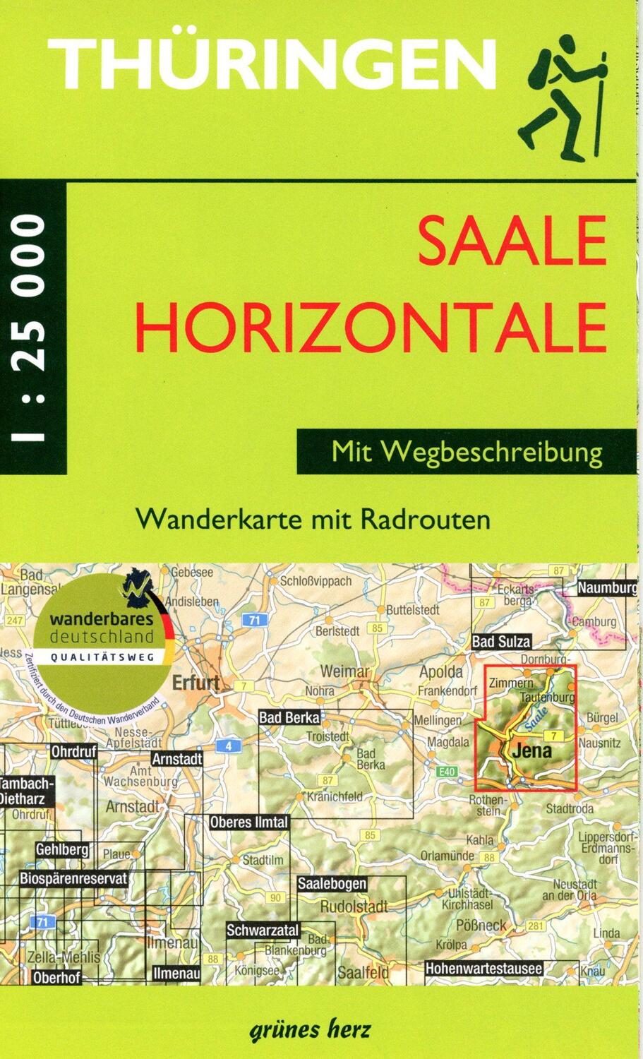 Cover: 9783866363298 | Wanderkarte Saalehorizontale | (Land-)Karte | Karte (gefaltet) - GFZ