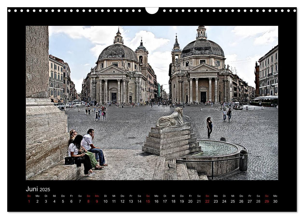 Bild: 9783435827640 | Roma (Wandkalender 2025 DIN A3 quer), CALVENDO Monatskalender | 2025