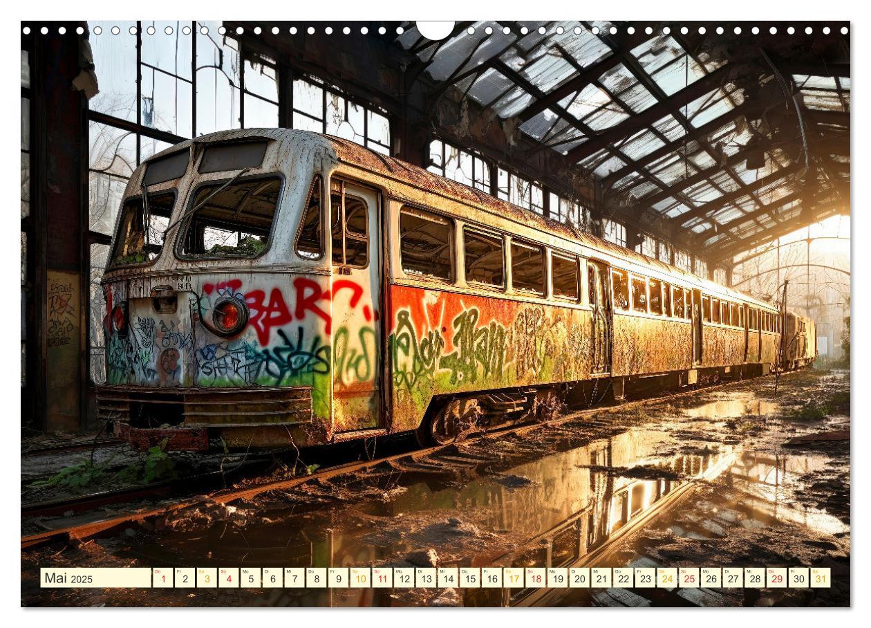 Bild: 9783383880582 | Straßenbahn ausgedient (Wandkalender 2025 DIN A3 quer), CALVENDO...