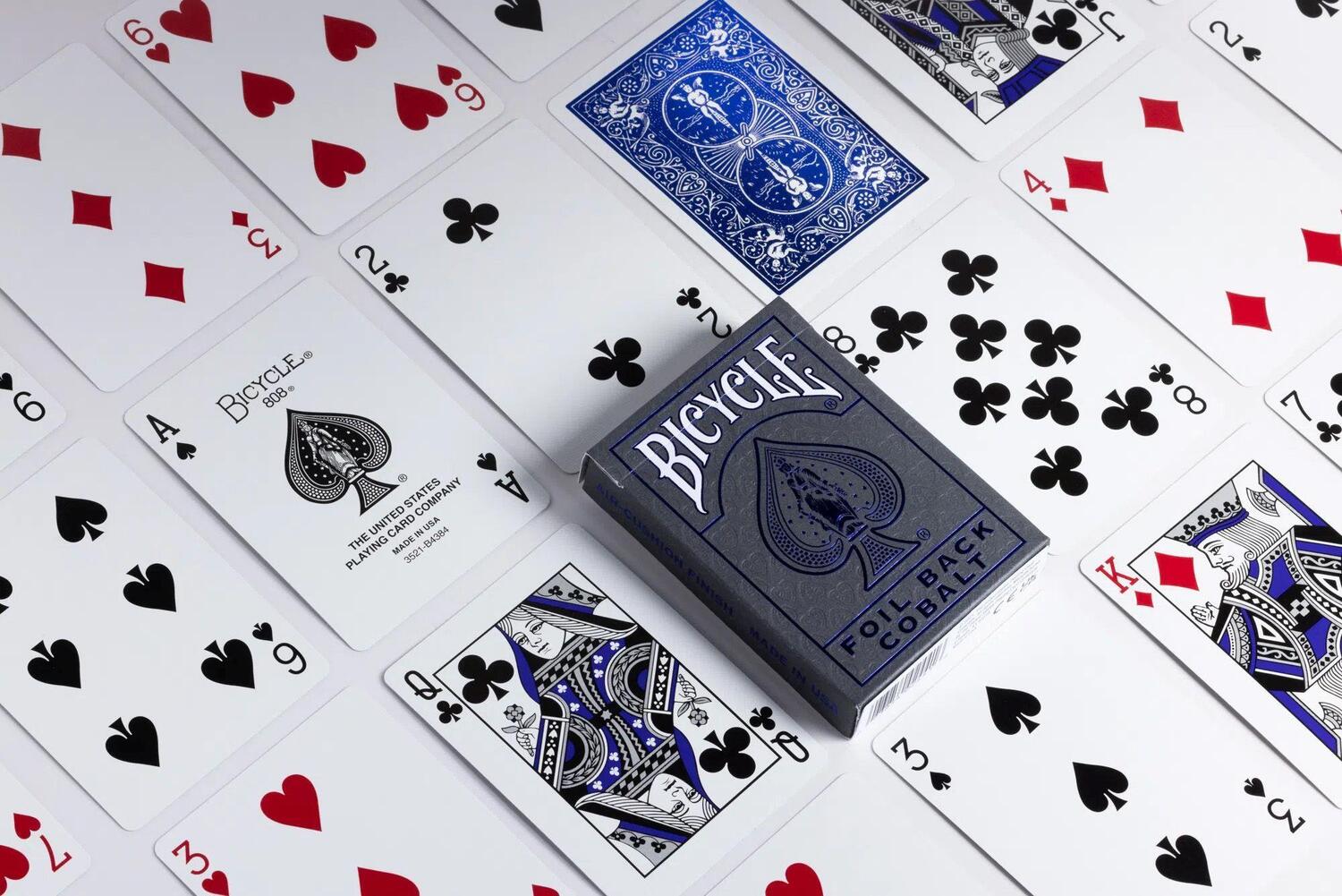 Bild: 73854024416 | Bicycle Mettaluxe Blue | United States Playing Card Company | Spiel