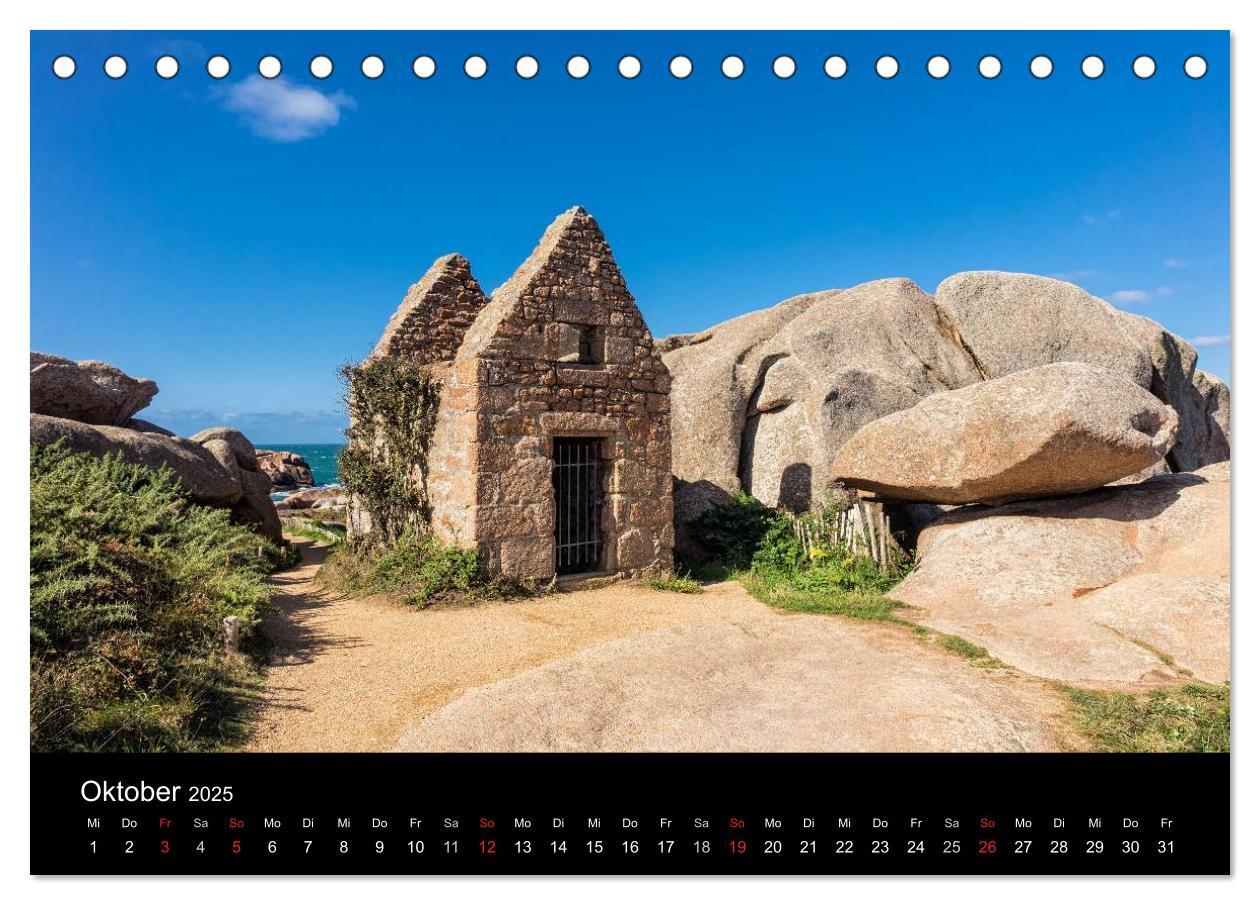 Bild: 9783435653232 | Unterwegs in der Bretagne (Tischkalender 2025 DIN A5 quer),...