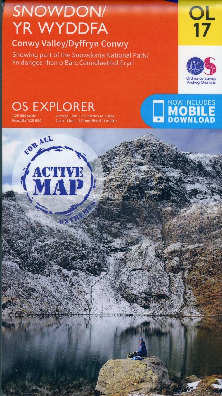 Cover: 9780319475478 | Snowdon | (Land-)Karte | OS Explorer Active | Englisch | 2019