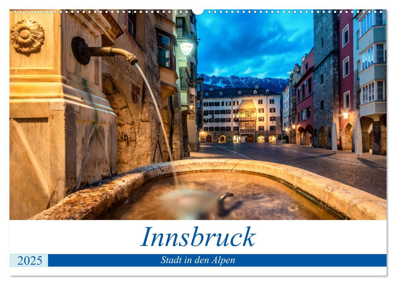 Cover: 9783435133659 | Innsbruck - Stadt in den Alpen (Wandkalender 2025 DIN A2 quer),...