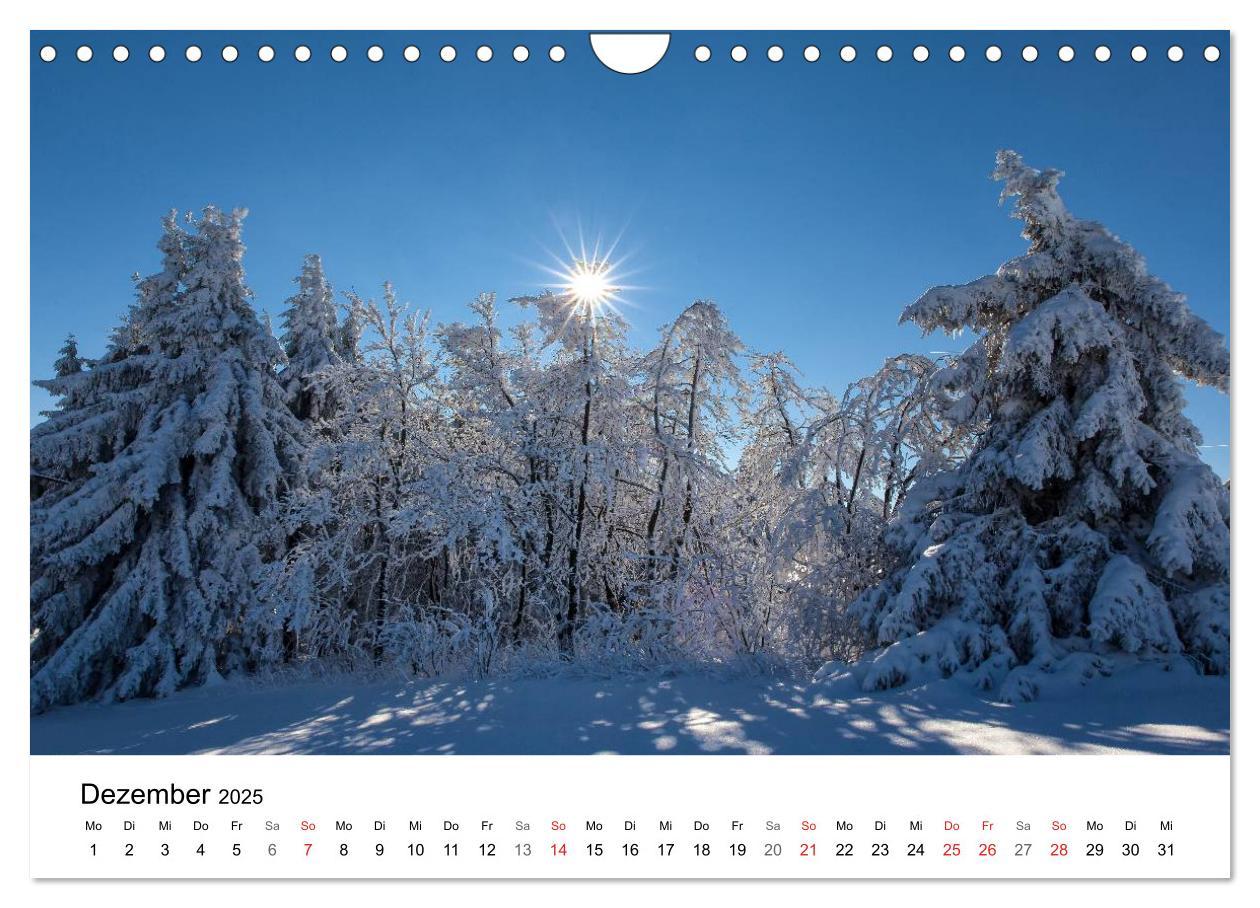 Bild: 9783435473588 | Die Rhön (Wandkalender 2025 DIN A4 quer), CALVENDO Monatskalender