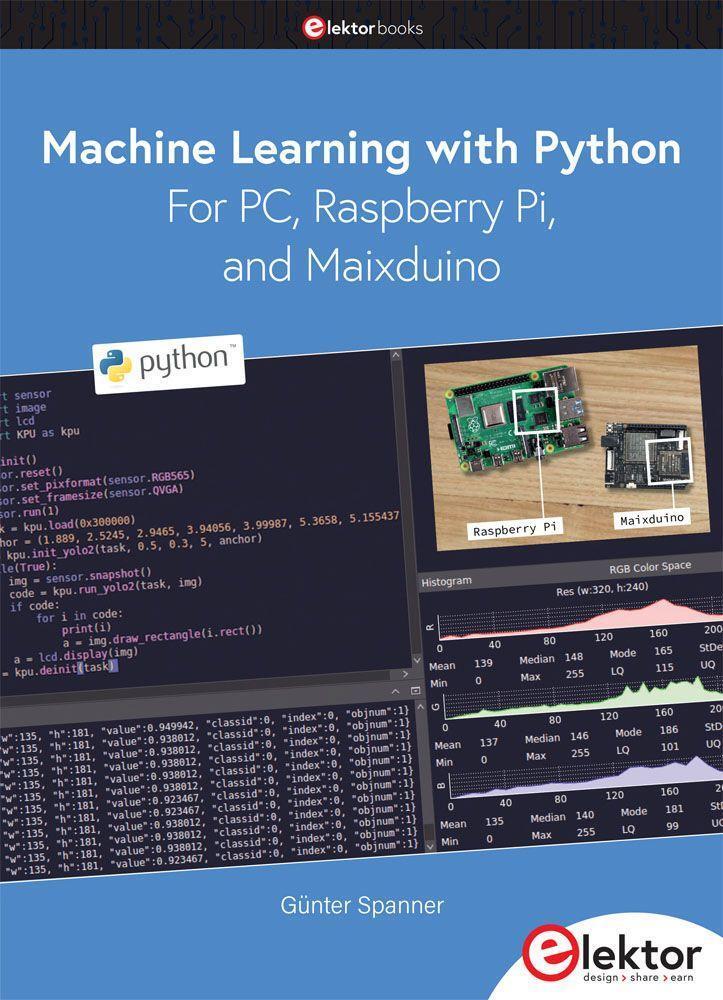 Cover: 9783895765025 | Machine Learning with Python for PC, Raspberry Pi, and Maixduino