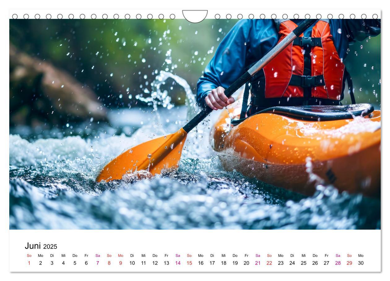 Bild: 9783457140055 | Kajak Erlebnisse (Wandkalender 2025 DIN A4 quer), CALVENDO...