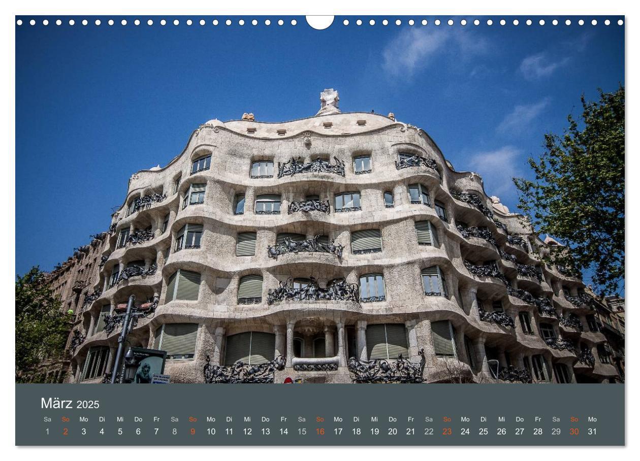 Bild: 9783435611690 | Barcelona - Faszinierende Architektur (Wandkalender 2025 DIN A3...