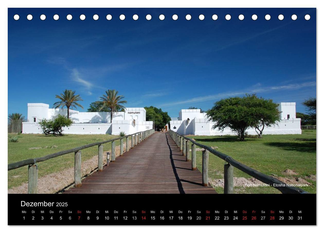 Bild: 9783435786336 | Namibia (Tischkalender 2025 DIN A5 quer), CALVENDO Monatskalender