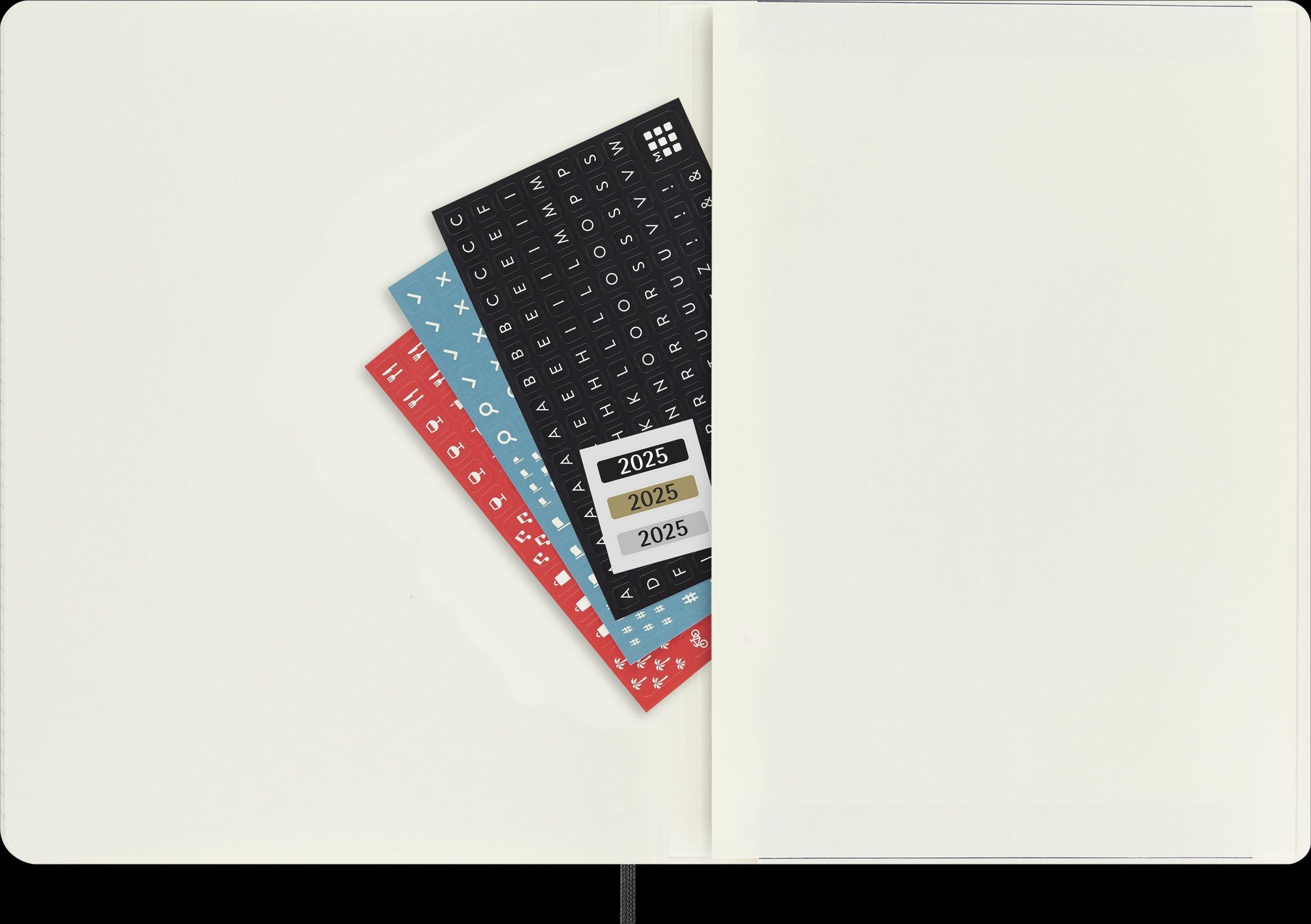 Bild: 8056999270513 | Moleskine 12 Monate Monats Notizkalender 2025, XL, 1 Mo = 2 Seiten,...