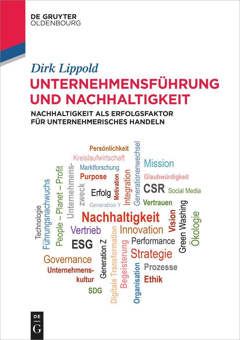 Cover: 9783111504162 | Unternehmensführung und Nachhaltigkeit | Dirk Lippold | Taschenbuch