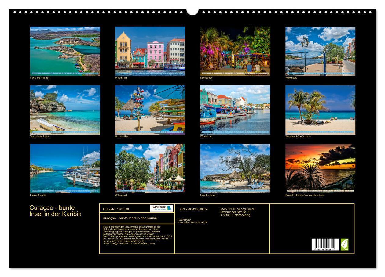 Bild: 9783435568574 | Curaçao - bunte Insel in der Karibik (Wandkalender 2025 DIN A2...