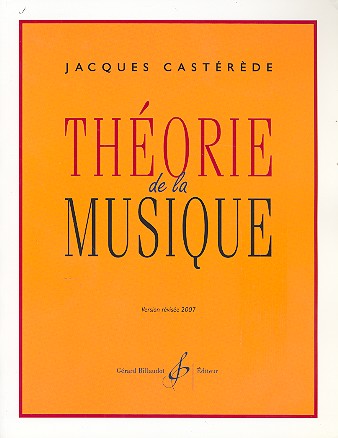 Cover: 9790043061632 | Theorie De La Musique | Jacques Castérède | Buch | Gerard Billaudot