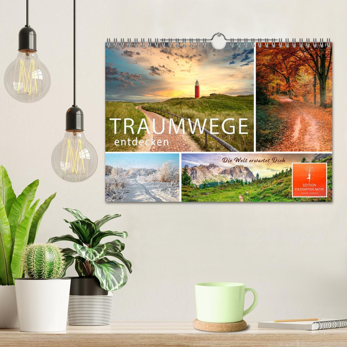 Bild: 9783435084326 | Traumwege entdecken (Wandkalender 2025 DIN A4 quer), CALVENDO...