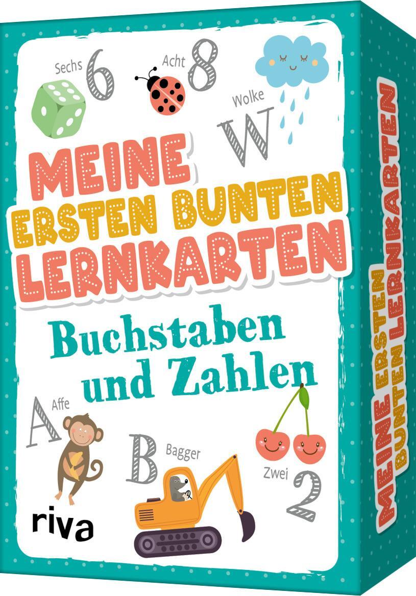 Cover: 9783742318800 | Meine ersten bunten Lernkarten - Buchstaben und Zahlen | Box | 48 S.