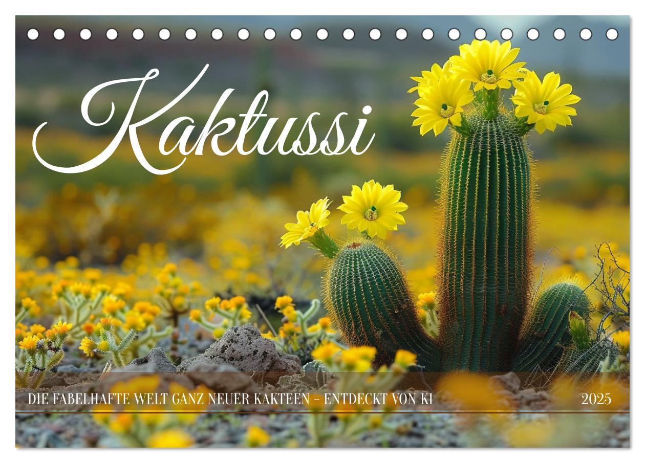 Cover: 9783383801402 | Kaktussi (Tischkalender 2025 DIN A5 quer), CALVENDO Monatskalender