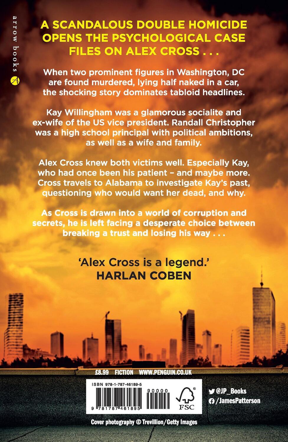 Rückseite: 9781787461895 | Deadly Cross | (Alex Cross 28) | James Patterson | Taschenbuch | 2021