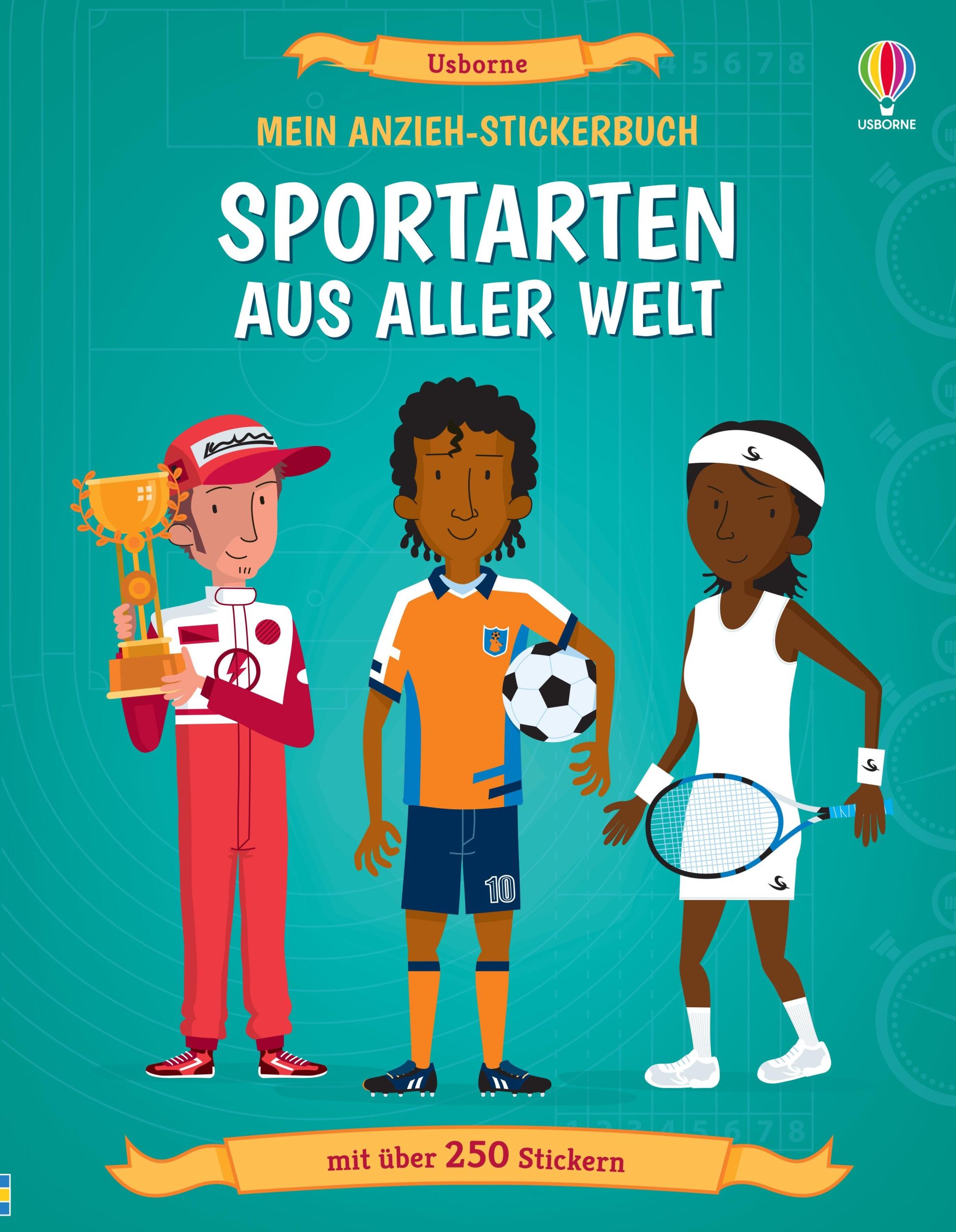 Cover: 9781035701421 | Mein Anzieh-Stickerbuch: Sportarten aus aller Welt | Kate Davies