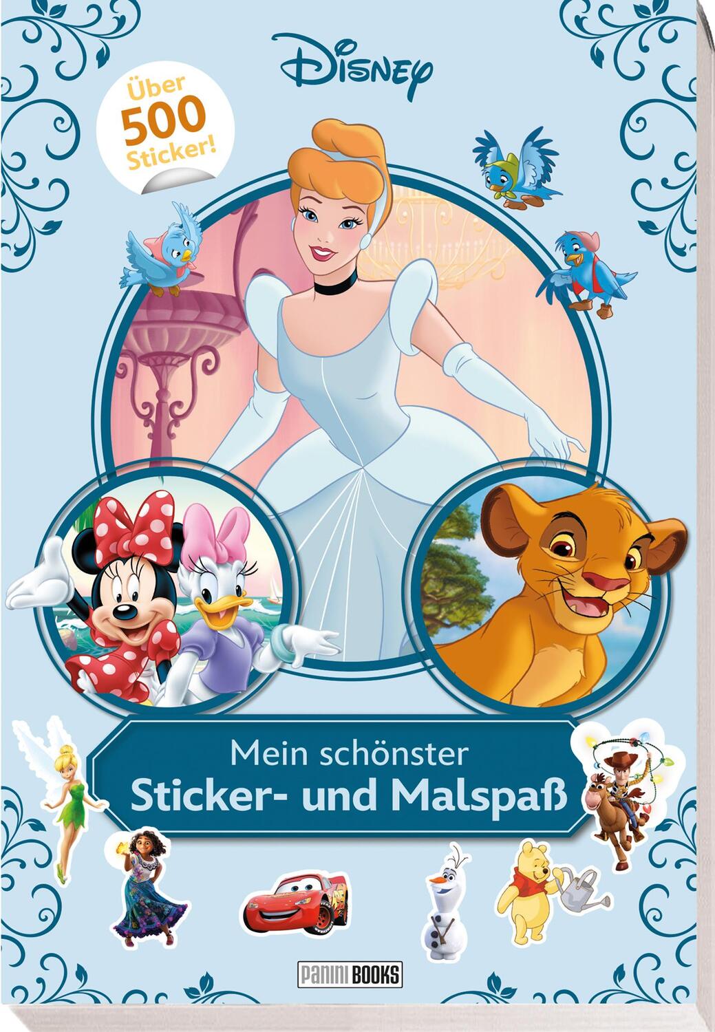 Cover: 9783833245329 | Disney: Mein schönster Sticker- und Malspaß | Sticker- und Malblock