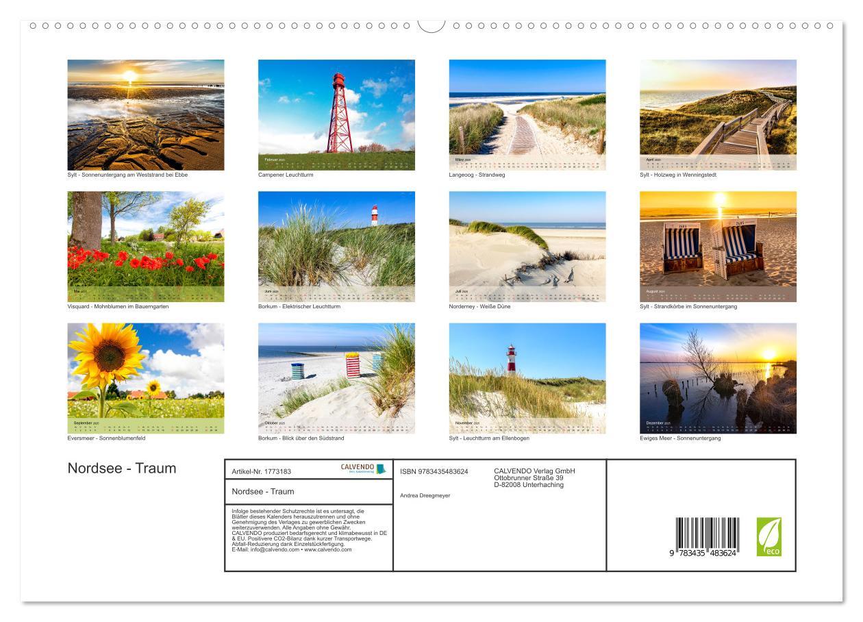 Bild: 9783435483624 | Nordsee - Traum (hochwertiger Premium Wandkalender 2025 DIN A2...