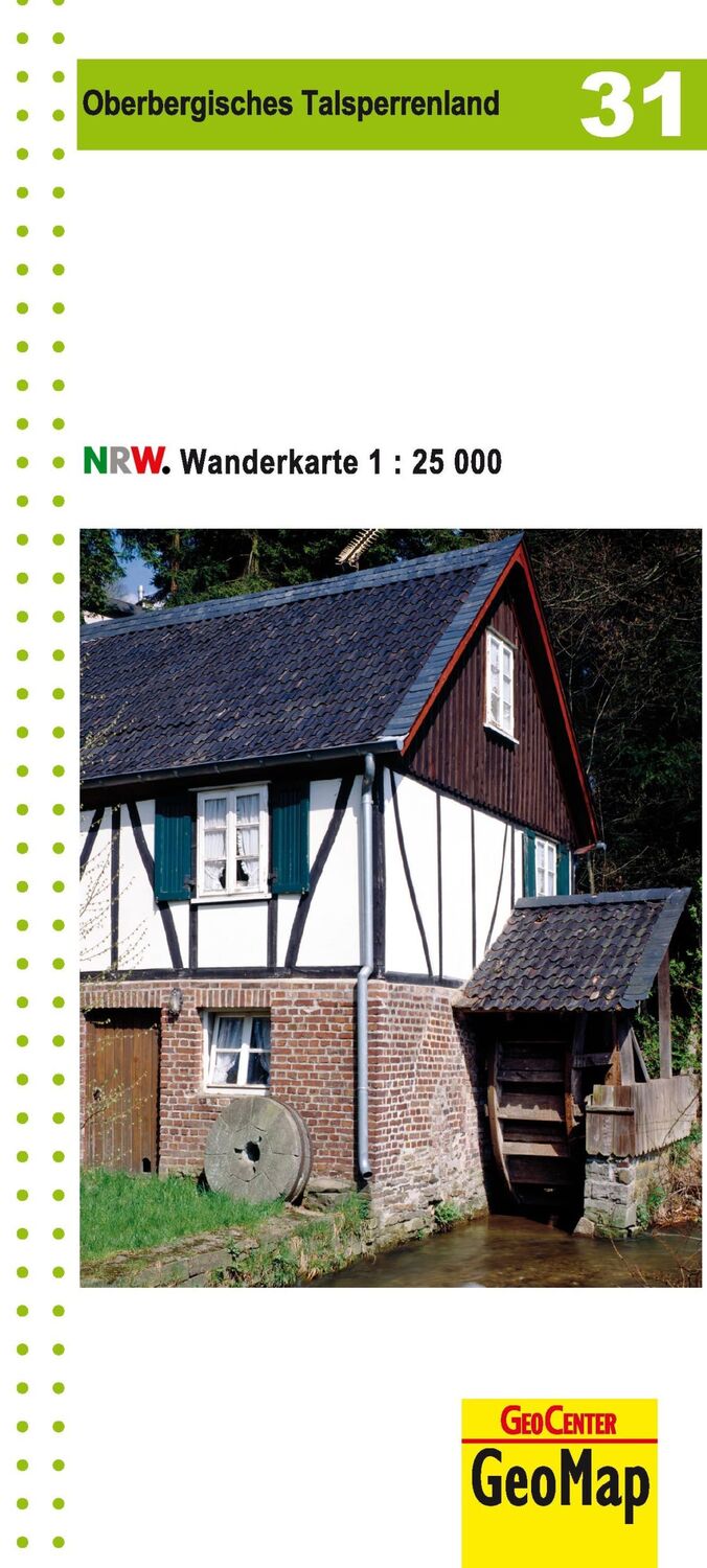 Cover: 9783936184662 | NRW-Wanderkarte 31. Oberbergisches Talsperrenland 1 : 25.000 | NRW