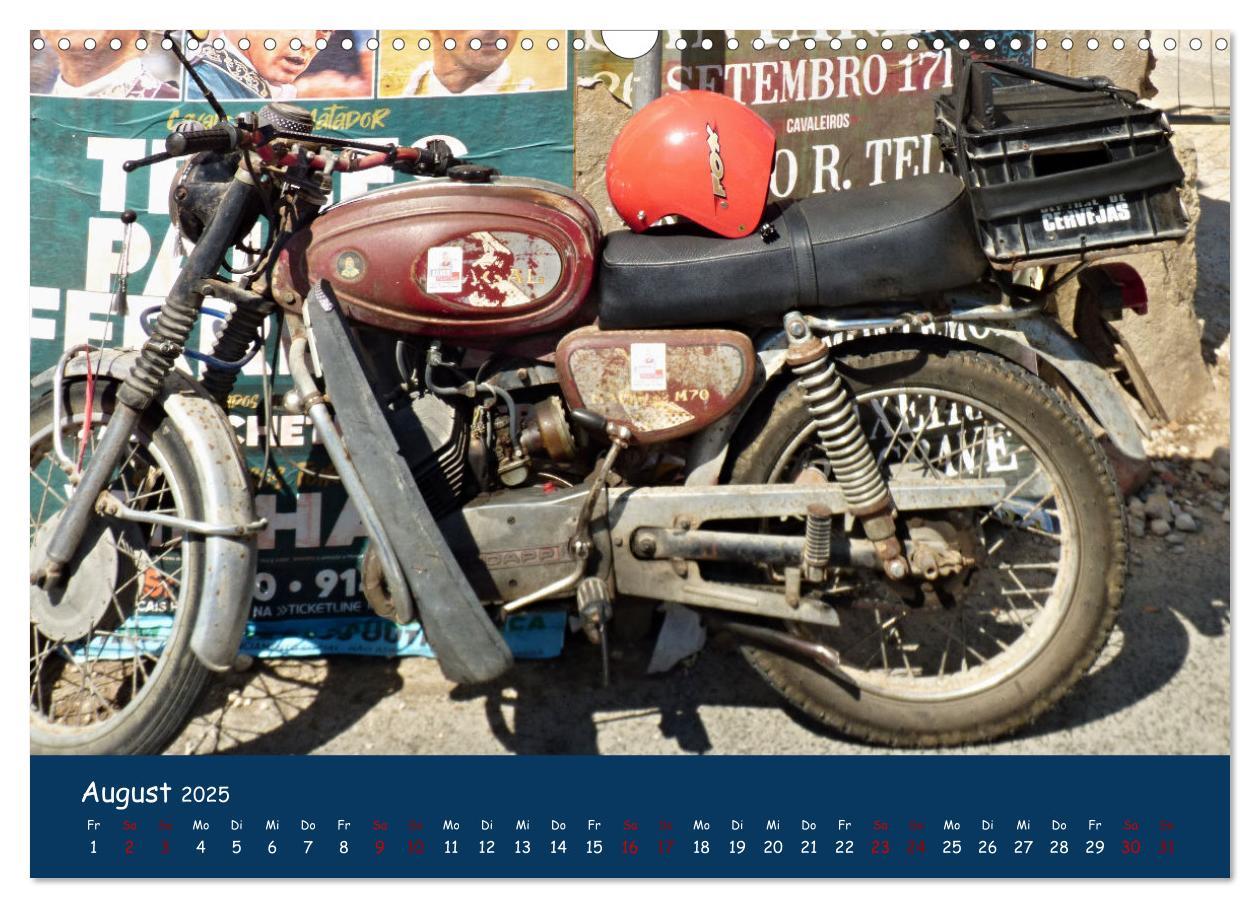 Bild: 9783435010745 | Vintage Mopeds (Wandkalender 2025 DIN A3 quer), CALVENDO...