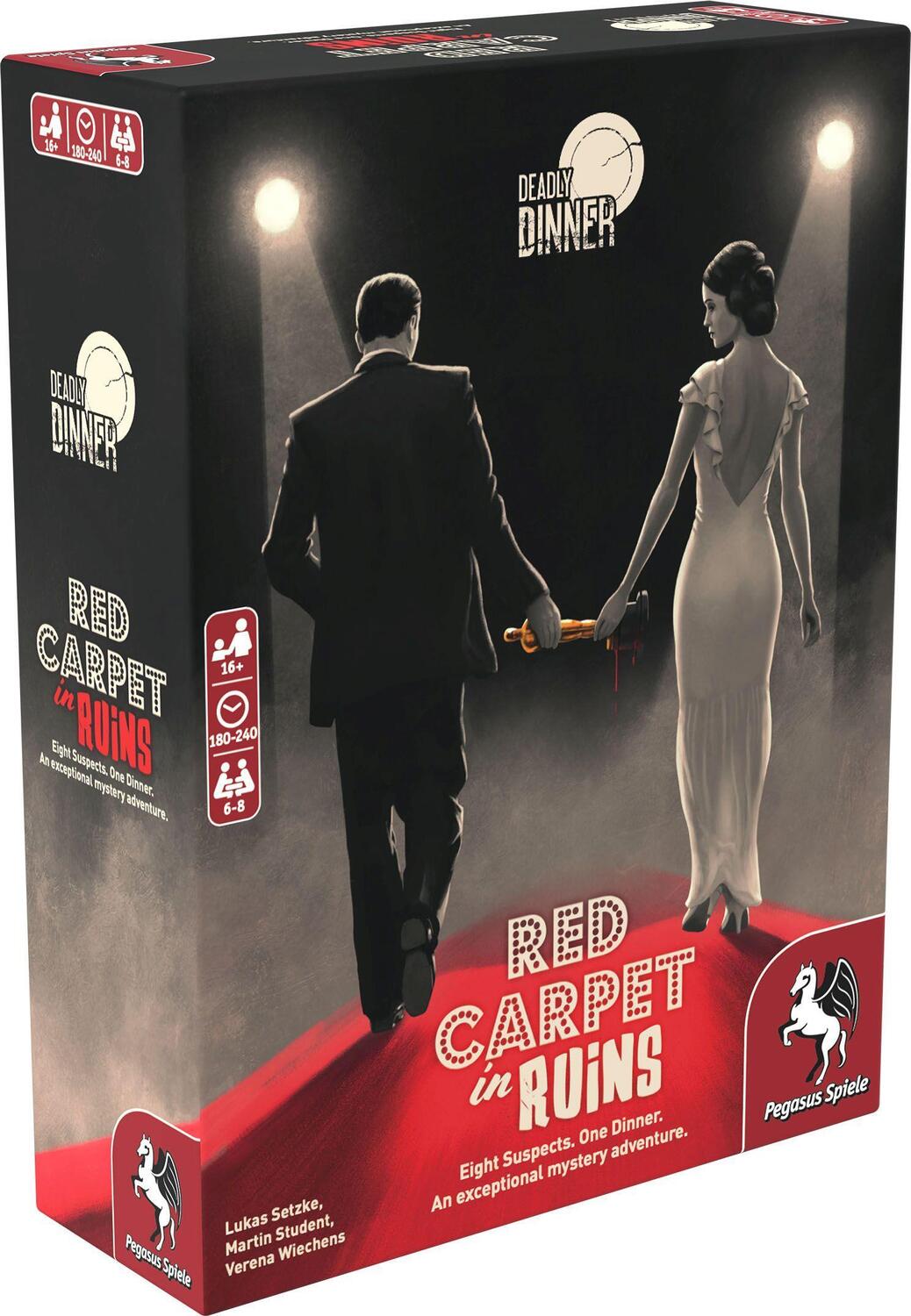 Cover: 4250231727108 | Deadly Dinner - Red Carpet in Ruins (English Edition) | Spiel | 19010E